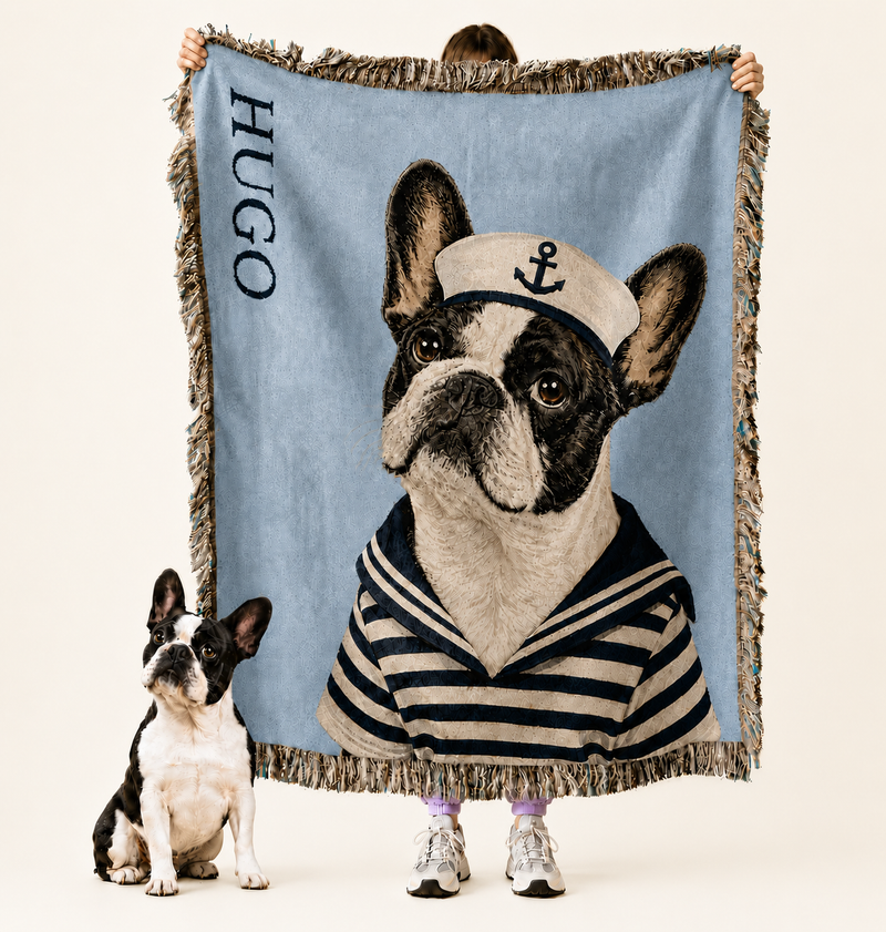 Custom Pet Woven Blanket