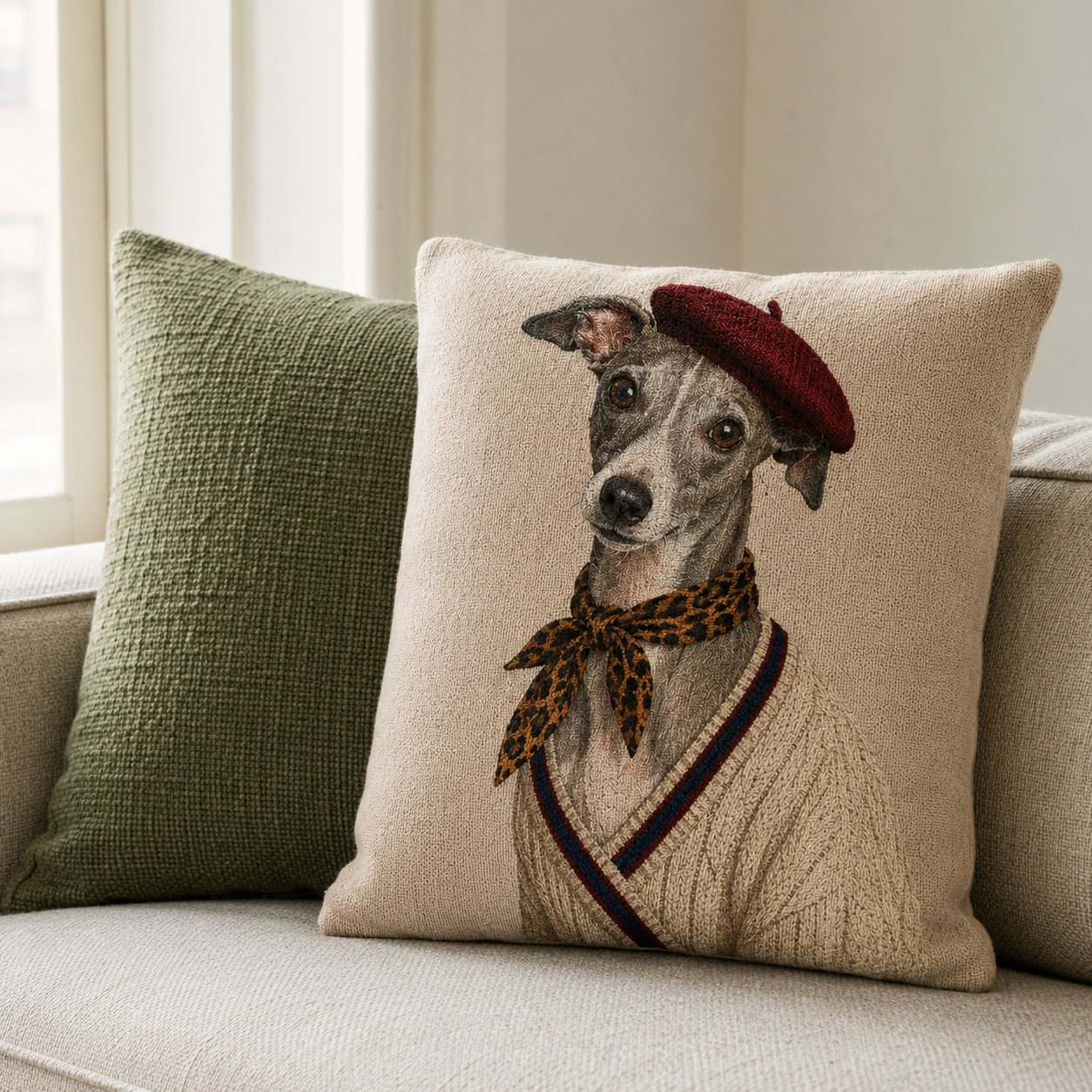 Custom Pet Throw Pillow