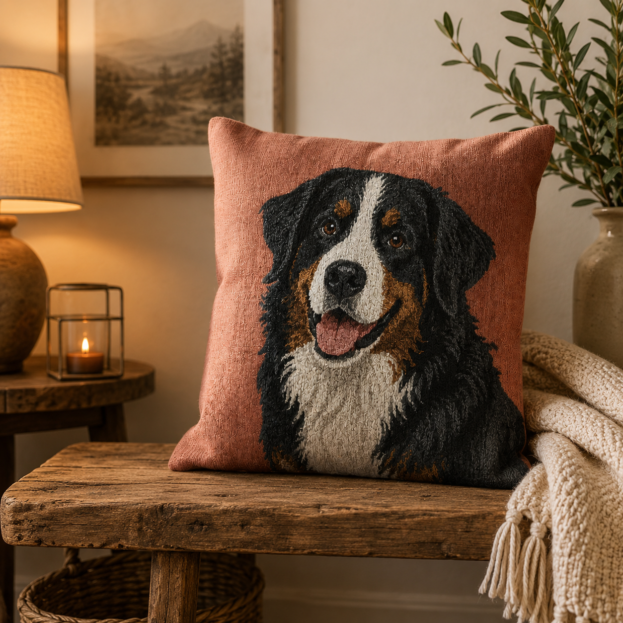 Custom Pet Throw Pillow