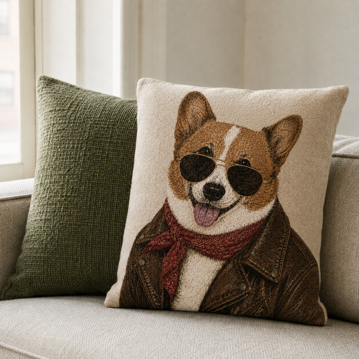 Custom Pet Throw Pillow